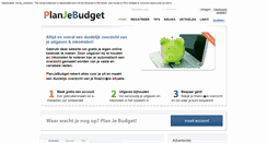 Desktop Screenshot of planjebudget.nl